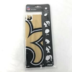 FOCO New Orleans Saints Logo NFL Team Gaiter Scarf OS Endless Ways To Wear NIP